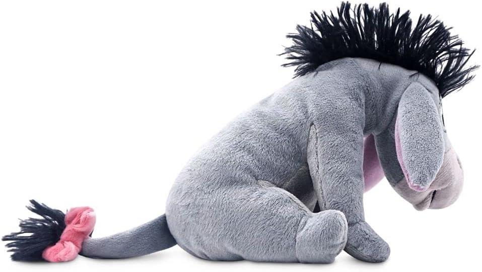 imageDISNEY STORE Mini Bean Bag Plushies  Stitch  Cute Stuffed Animal with Detailed Sculpting Embroidered Features Bean Bag Bottom Plush Toys for KidsEeyore