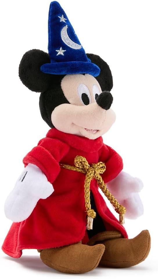 imageDISNEY STORE Mini Bean Bag Plushies  Stitch  Cute Stuffed Animal with Detailed Sculpting Embroidered Features Bean Bag Bottom Plush Toys for KidsSorcerer Mickey