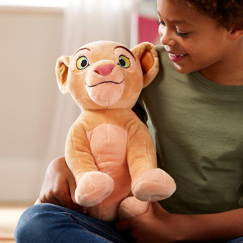 imageDISNEY STORE Official Angel Medium Soft Toy for Kids Cuddly Character with Fuzzy Texture and Embroidered Details Flexible Floppy Ears Disney Plushy Suitable for All AgesNala