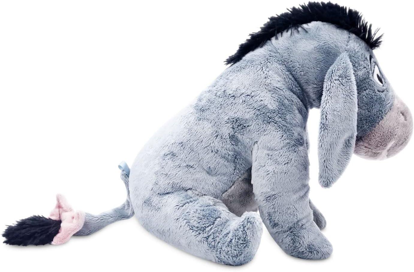 imageDISNEY STORE Official Angel Medium Soft Toy for Kids Cuddly Character with Fuzzy Texture and Embroidered Details Flexible Floppy Ears Disney Plushy Suitable for All AgesEeyore