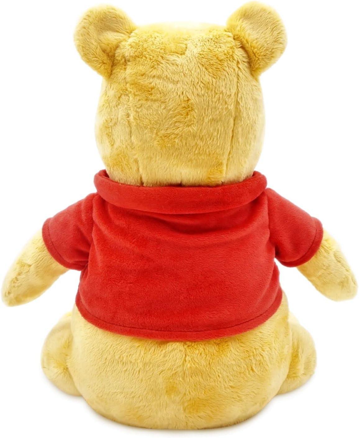 imageDISNEY STORE Official Angel Medium Soft Toy for Kids Cuddly Character with Fuzzy Texture and Embroidered Details Flexible Floppy Ears Disney Plushy Suitable for All AgesPooh