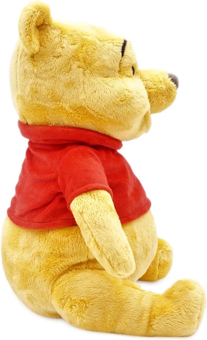imageDISNEY STORE Official Angel Medium Soft Toy for Kids Cuddly Character with Fuzzy Texture and Embroidered Details Flexible Floppy Ears Disney Plushy Suitable for All AgesPooh