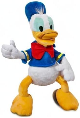 imageDISNEY STORE Official Angel Medium Soft Toy for Kids Cuddly Character with Fuzzy Texture and Embroidered Details Flexible Floppy Ears Disney Plushy Suitable for All AgesDonald Duck