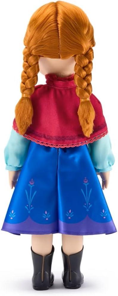 imageDISNEY STORE Official Anna Once Upon a Story Doll  16 Inch Disney Princess Toys Featuring Reflective Eyes with 3D Pupil and Iris Detailed Costume Hair Comb ampamp Shoes  Comes in Display BoxAnna