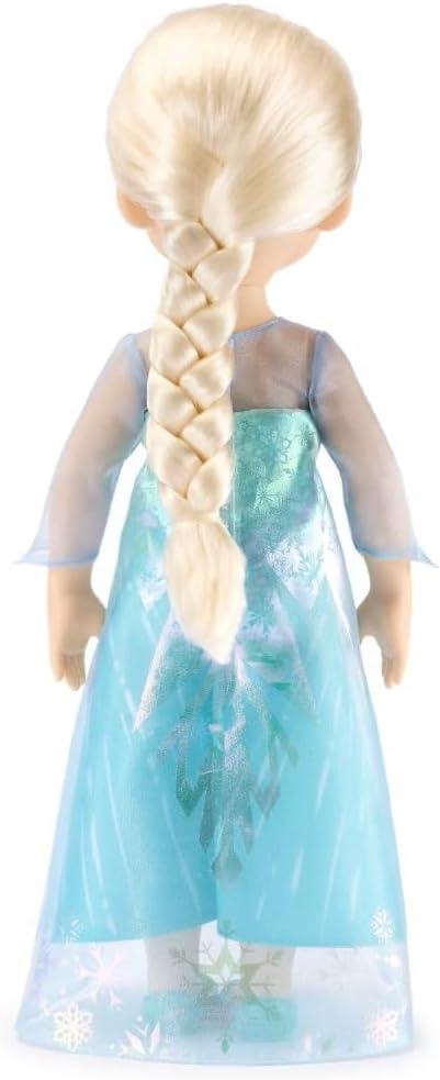 imageDISNEY STORE Official Anna Once Upon a Story Doll  16 Inch Disney Princess Toys Featuring Reflective Eyes with 3D Pupil and Iris Detailed Costume Hair Comb ampamp Shoes  Comes in Display BoxElsa