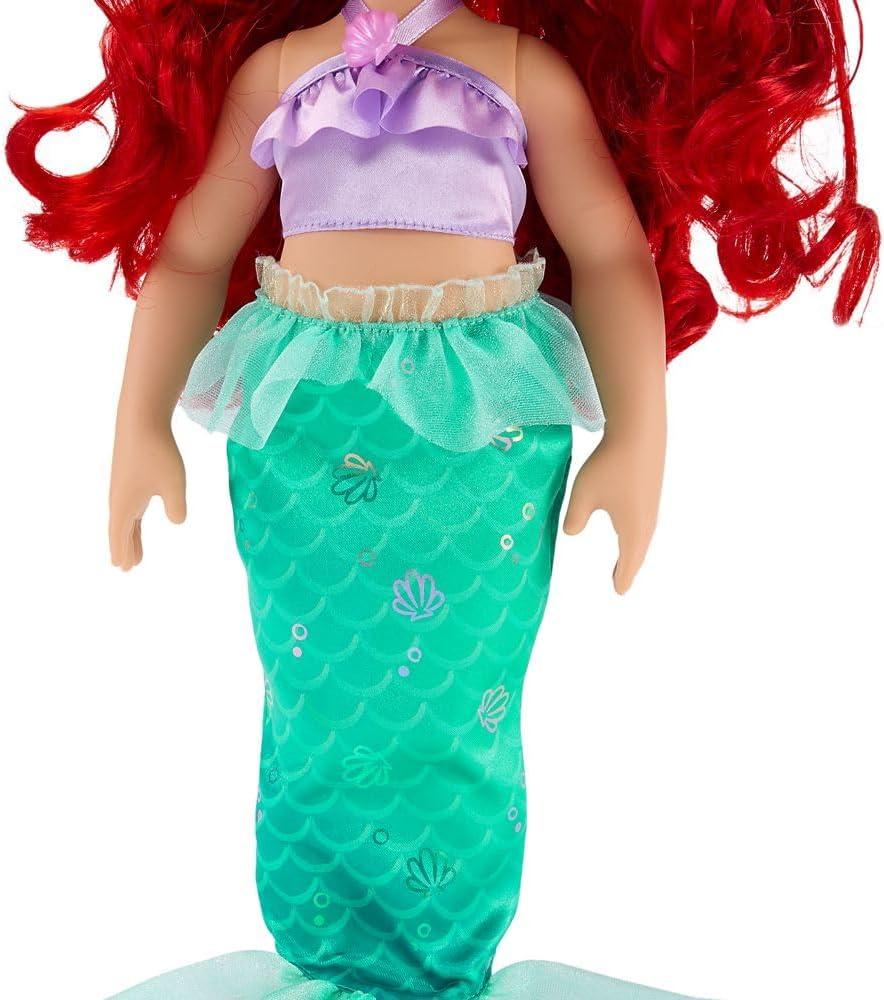 imageDISNEY STORE Official Anna Once Upon a Story Doll  16 Inch Disney Princess Toys Featuring Reflective Eyes with 3D Pupil and Iris Detailed Costume Hair Comb ampamp Shoes  Comes in Display BoxAriel