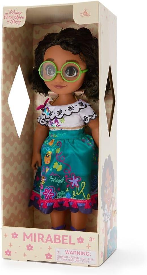 imageDISNEY STORE Official Anna Once Upon a Story Doll  16 Inch Disney Princess Toys Featuring Reflective Eyes with 3D Pupil and Iris Detailed Costume Hair Comb ampamp Shoes  Comes in Display BoxMirabel