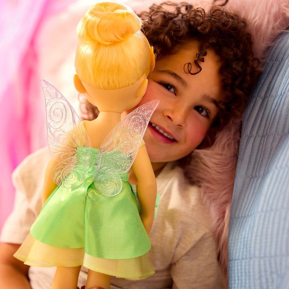 imageDISNEY STORE Official Anna Once Upon a Story Doll  16 Inch Disney Princess Toys Featuring Reflective Eyes with 3D Pupil and Iris Detailed Costume Hair Comb ampamp Shoes  Comes in Display BoxTinker Bell