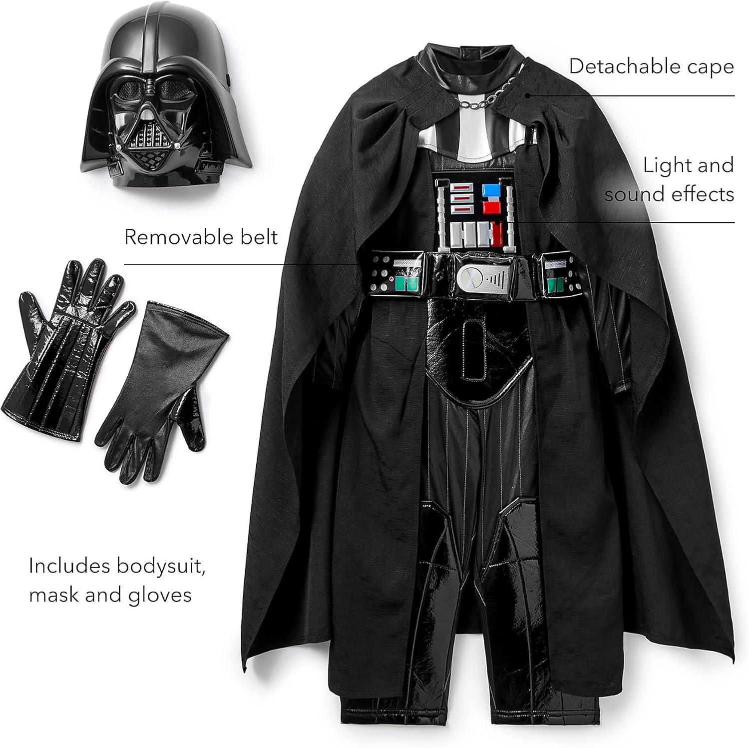 imageDISNEY STORE Official Boys Halloween Costumes for Play  Premium Disney Cosplay Dress Up Outfits for ChildrenDarth Vader