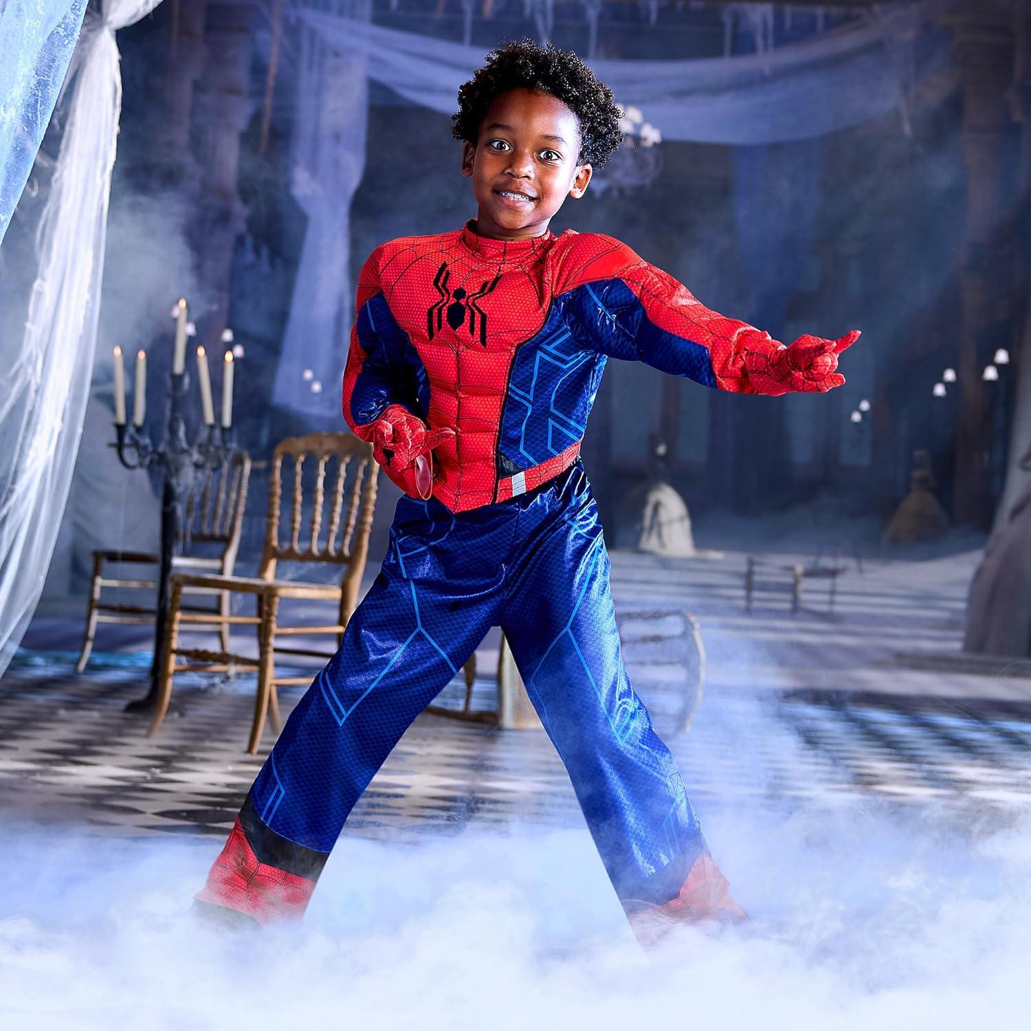imageDISNEY STORE Official Boys Halloween Costumes for Play  Premium Disney Cosplay Dress Up Outfits for ChildrenSpiderman