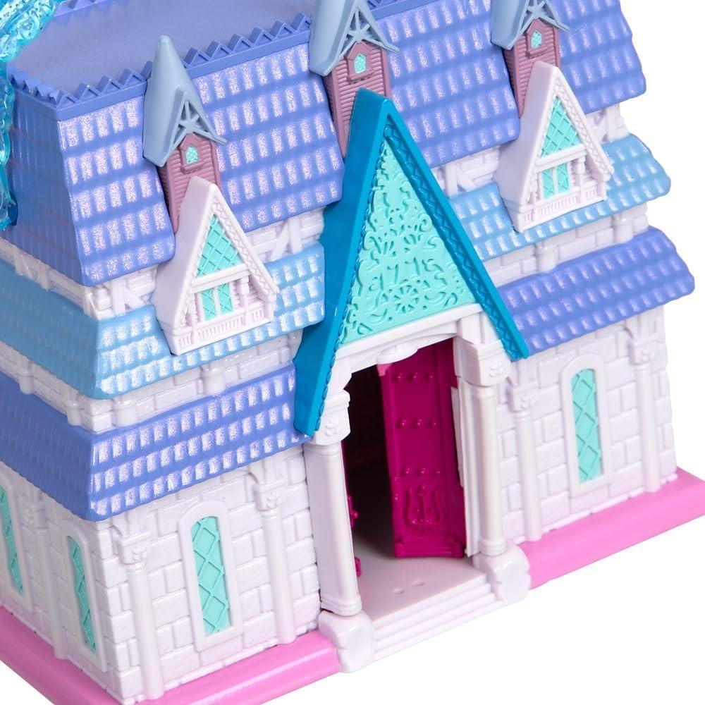 imageDISNEY STORE Official Jasmine Palace Micro Play Set Micro Toy Set Includes Jasmine Aladdin Genie and Abu Micro Figures Travel Toy Portable Playset with Handle Travel Toys with Surprise RevealsFrozen