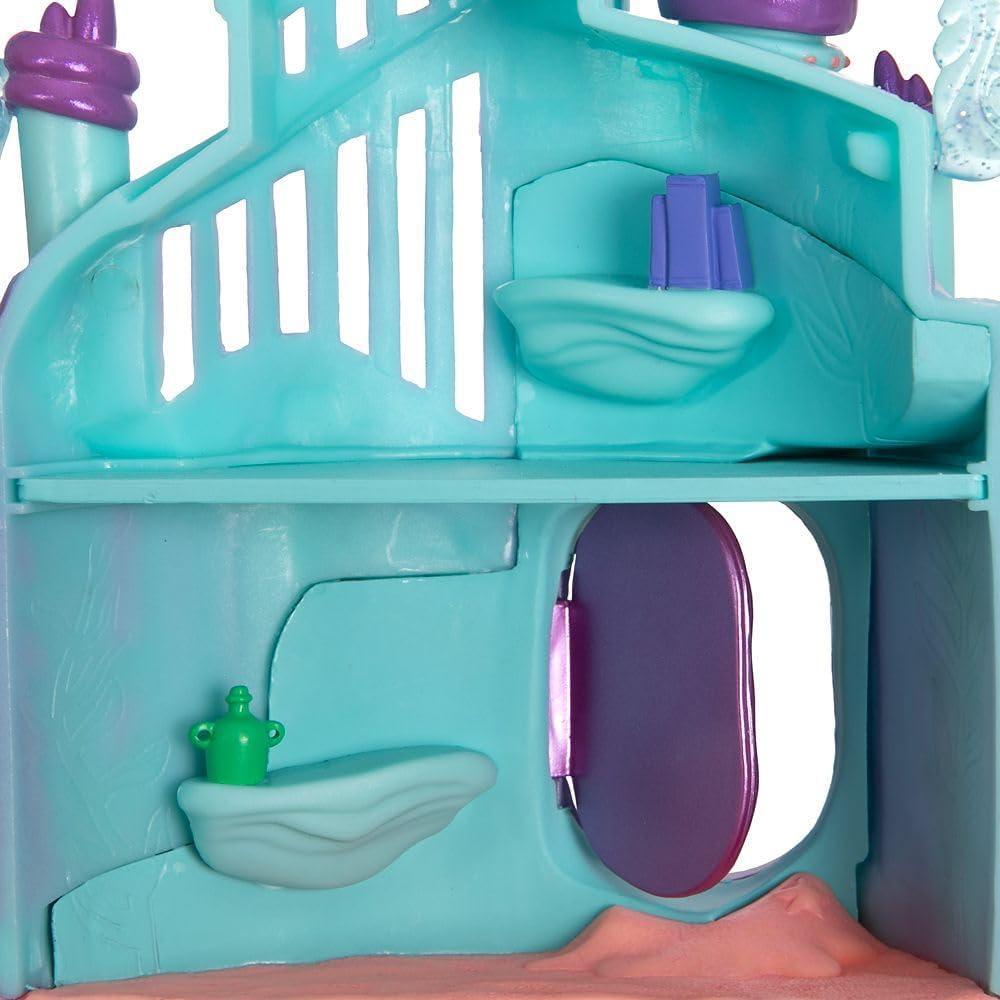 imageDISNEY STORE Official Jasmine Palace Micro Play Set Micro Toy Set Includes Jasmine Aladdin Genie and Abu Micro Figures Travel Toy Portable Playset with Handle Travel Toys with Surprise RevealsAriel