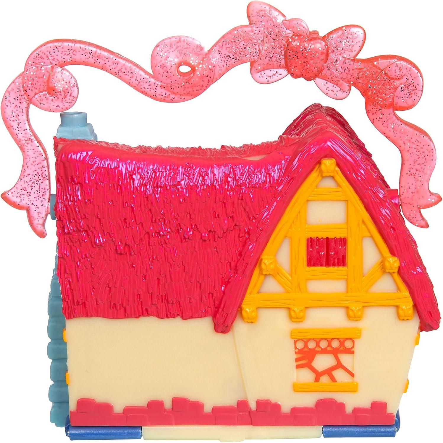 imageDISNEY STORE Official Jasmine Palace Micro Play Set Micro Toy Set Includes Jasmine Aladdin Genie and Abu Micro Figures Travel Toy Portable Playset with Handle Travel Toys with Surprise RevealsSnow White