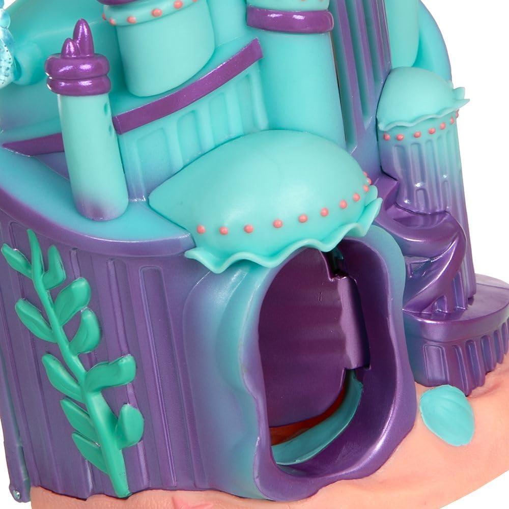 imageDISNEY STORE Official Jasmine Palace Micro Play Set Micro Toy Set Includes Jasmine Aladdin Genie and Abu Micro Figures Travel Toy Portable Playset with Handle Travel Toys with Surprise RevealsAriel