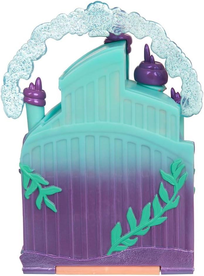 imageDISNEY STORE Official Jasmine Palace Micro Play Set Micro Toy Set Includes Jasmine Aladdin Genie and Abu Micro Figures Travel Toy Portable Playset with Handle Travel Toys with Surprise RevealsAriel