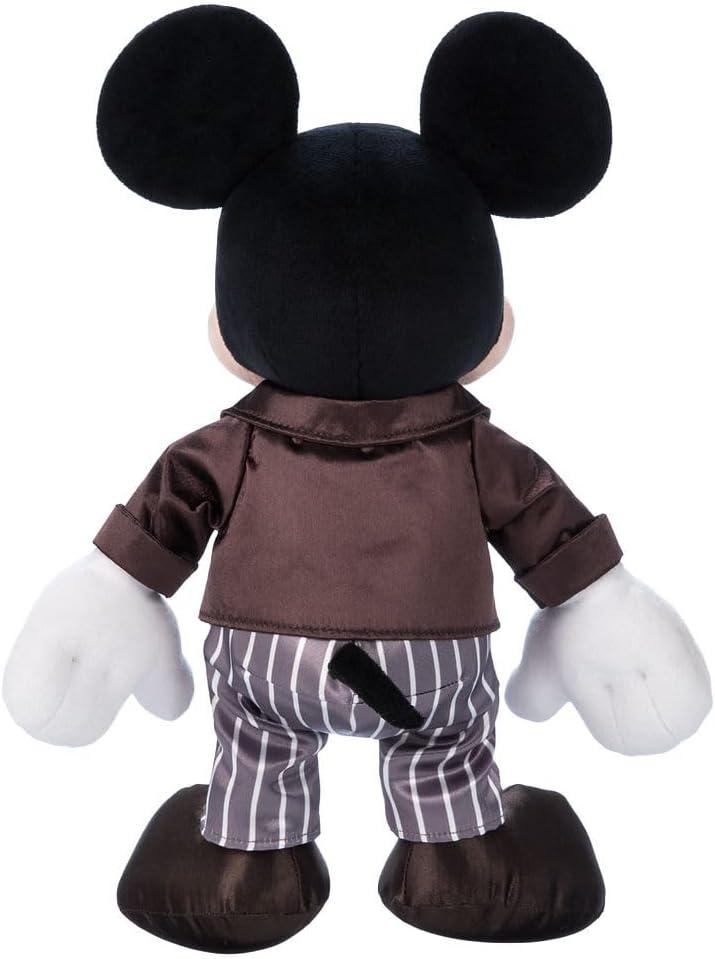 imageDISNEY STORE Official Mickey Mouse Wedding Plush  Groom Stuffed Animal Chocolate Tuxedo Jacket Embroidered Features Soft Foam Ears Romantic Gift for Weddings Includes tofrom Gift TagMickey