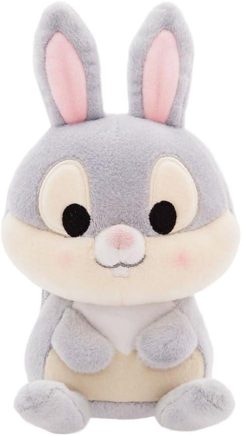 imageDISNEY STORE Official Mini MixIts Plushies  Alice  Cute Stuffed Animals  Mix ampamp Match Detachable Hats  Hook and Loop Strap  Plush Toys for Kids and Collectors 7 InchThumper