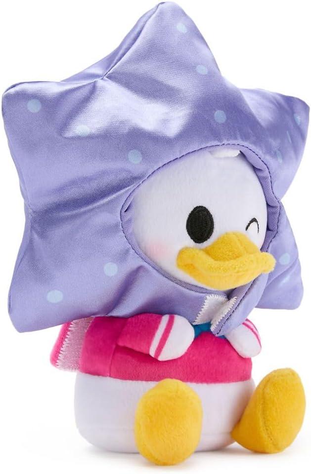 imageDISNEY STORE Official Mini MixIts Plushies  Alice  Cute Stuffed Animals  Mix ampamp Match Detachable Hats  Hook and Loop Strap  Plush Toys for Kids and Collectors 7 InchDonald Pink Shirt