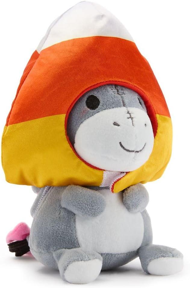 imageDISNEY STORE Official Mini MixIts Plushies  Alice  Cute Stuffed Animals  Mix ampamp Match Detachable Hats  Hook and Loop Strap  Plush Toys for Kids and Collectors 7 InchEeyore