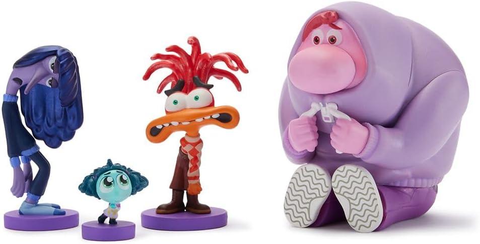 imageDISNEY STORE Official Once Upon a Story Figure Set  8 Fully Sculpted Disney Figures Including Cinderella Ariel Belle Jasmine Tiana ampamp More in DoubleTiered Box with Scenic BackgroundsInside Out 2
