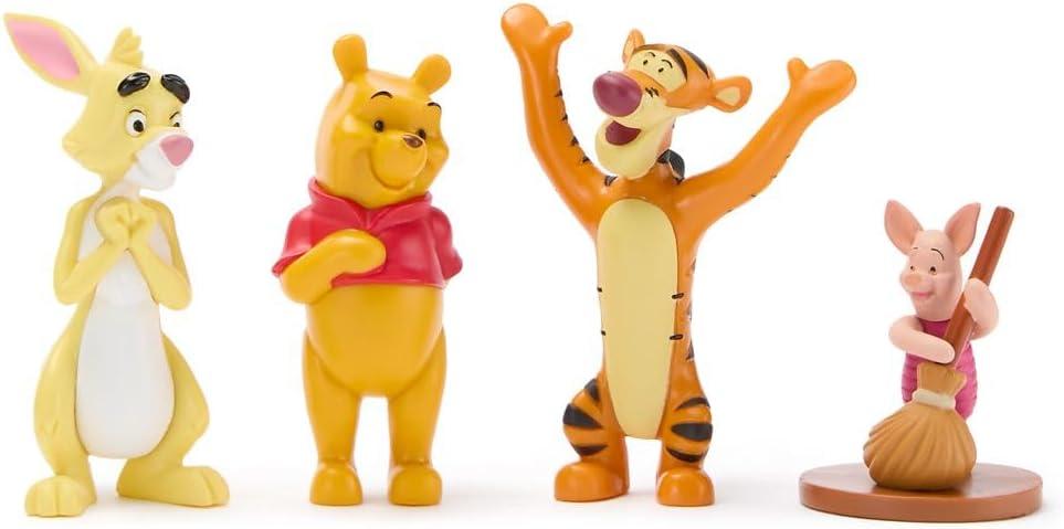 imageDISNEY STORE Official Once Upon a Story Figure Set  8 Fully Sculpted Disney Figures Including Cinderella Ariel Belle Jasmine Tiana ampamp More in DoubleTiered Box with Scenic BackgroundsWinnie the Pooh