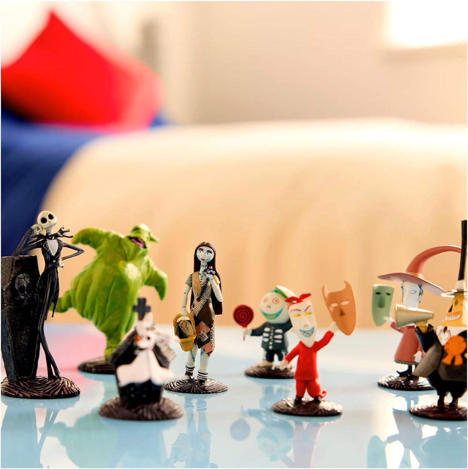imageDISNEY STORE Official Once Upon a Story Figure Set  8 Fully Sculpted Disney Figures Including Cinderella Ariel Belle Jasmine Tiana ampamp More in DoubleTiered Box with Scenic BackgroundsNightmare