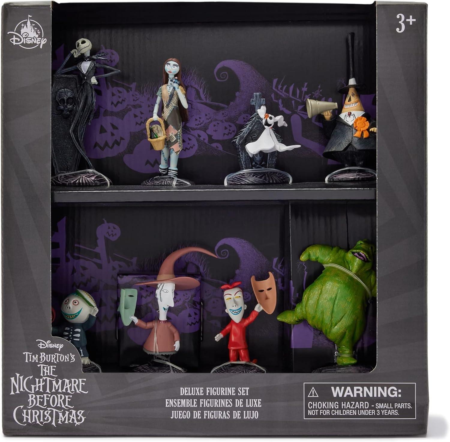 imageDISNEY STORE Official Once Upon a Story Figure Set  8 Fully Sculpted Disney Figures Including Cinderella Ariel Belle Jasmine Tiana ampamp More in DoubleTiered Box with Scenic BackgroundsNightmare
