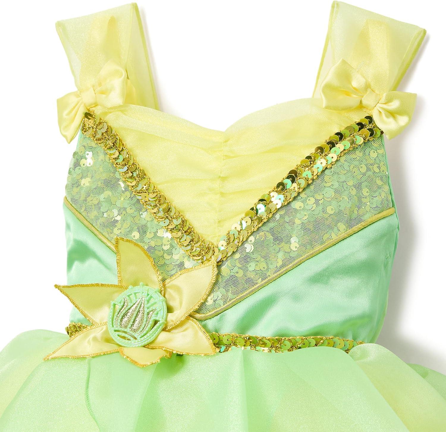 imageDISNEY STORE Official Princess Halloween Costume for Kids  Disney Princess Dresses  Dress up Clothes for Pretend PlayTiana