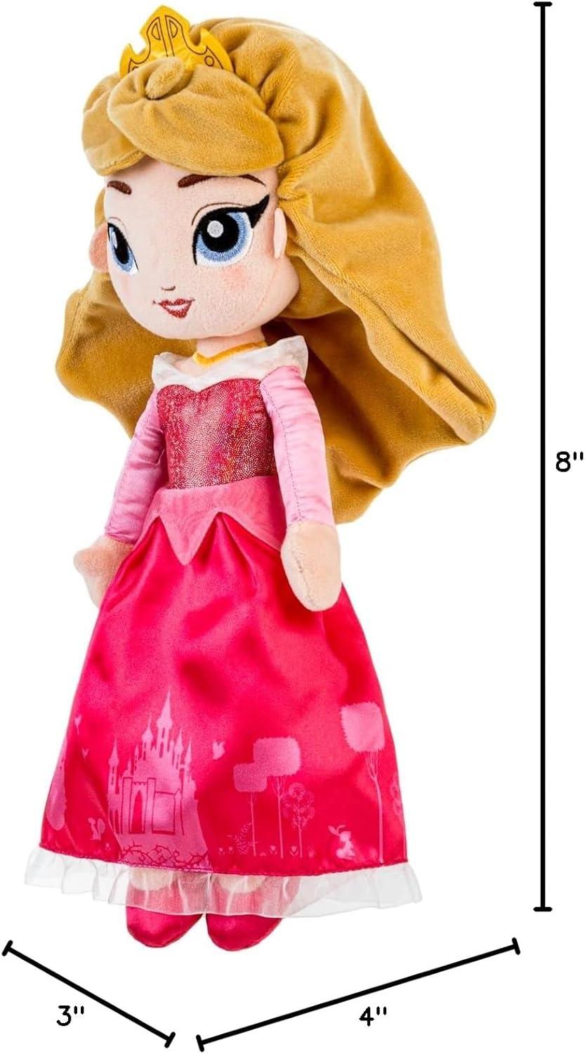 imageDISNEY STORE Official Princess Plush Doll Mulan Medium 14 Inches Soft Plushy with Embroidered Features Princess Toys for Girls Disney Dolls Stuffed Animals for GirlsAurora