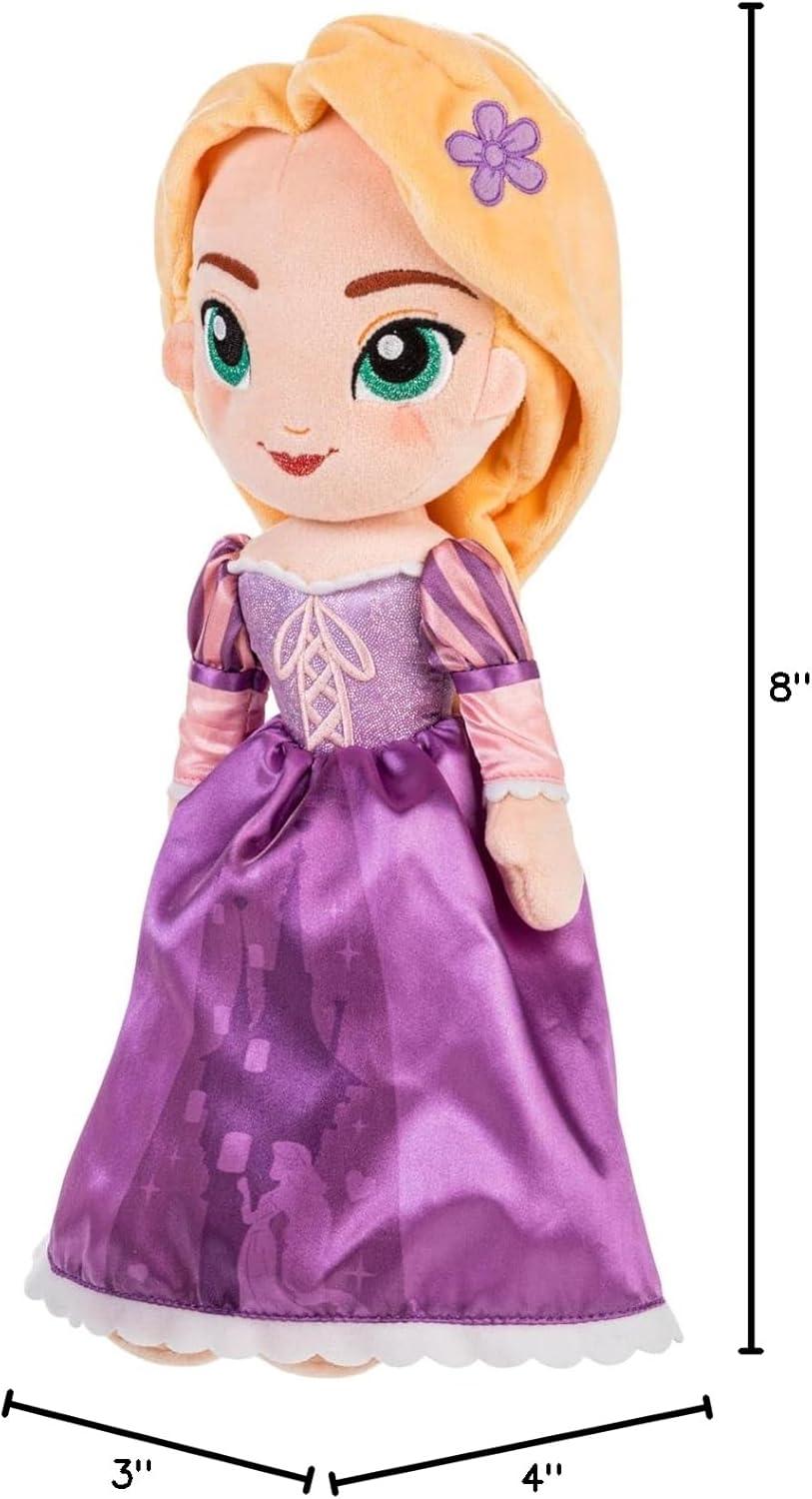 imageDISNEY STORE Official Princess Plush Doll Mulan Medium 14 Inches Soft Plushy with Embroidered Features Princess Toys for Girls Disney Dolls Stuffed Animals for GirlsRapunzel