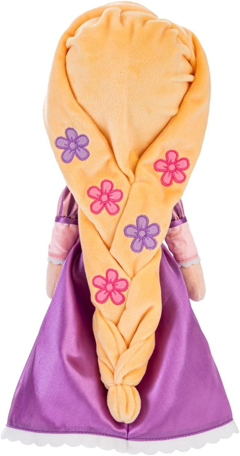 imageDISNEY STORE Official Princess Plush Doll Mulan Medium 14 Inches Soft Plushy with Embroidered Features Princess Toys for Girls Disney Dolls Stuffed Animals for GirlsRapunzel