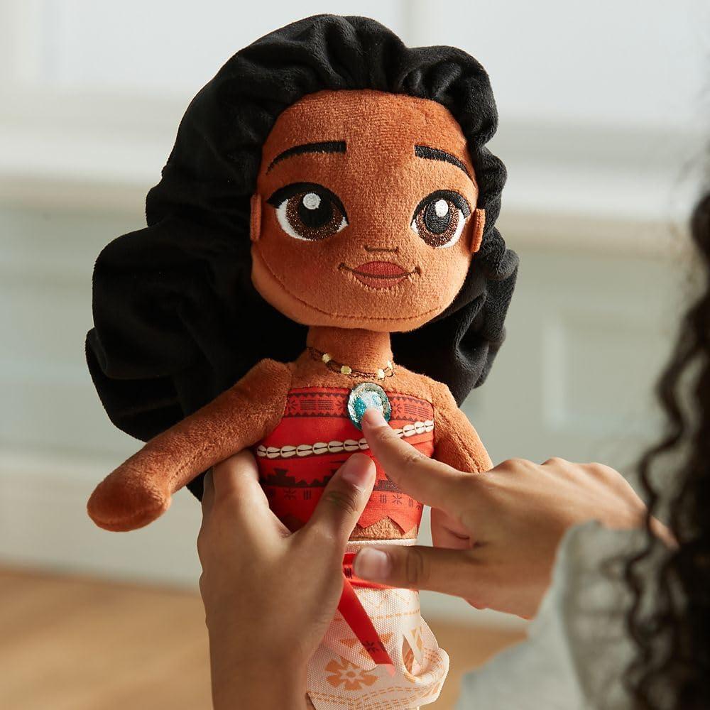 imageDISNEY STORE Official Princess Plush Doll Mulan Medium 14 Inches Soft Plushy with Embroidered Features Princess Toys for Girls Disney Dolls Stuffed Animals for GirlsMoana