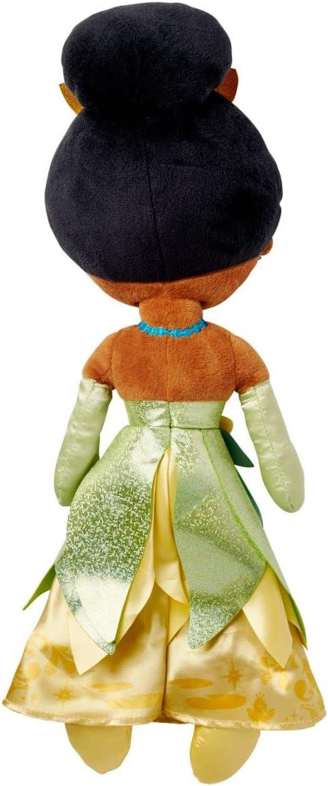 imageDISNEY STORE Official Princess Plush Doll Mulan Medium 14 Inches Soft Plushy with Embroidered Features Princess Toys for Girls Disney Dolls Stuffed Animals for GirlsTiana