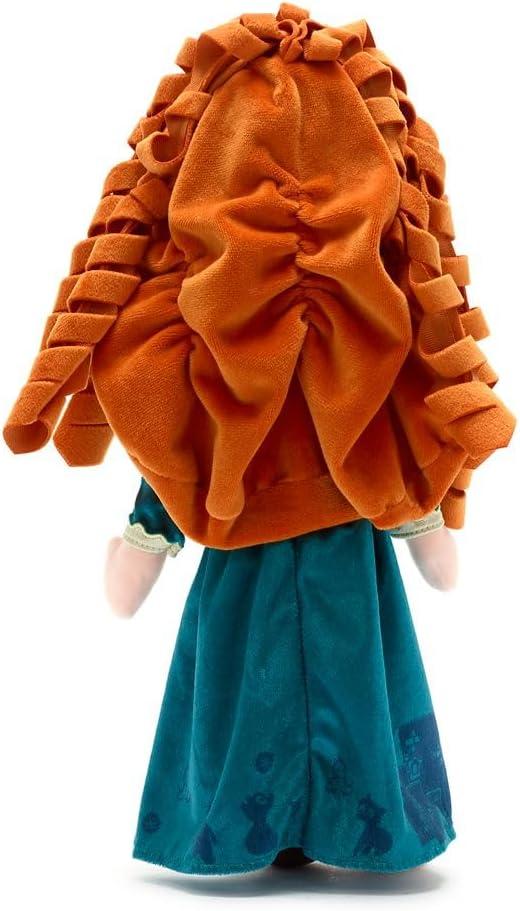 imageDISNEY STORE Official Princess Plush Doll Mulan Medium 14 Inches Soft Plushy with Embroidered Features Princess Toys for Girls Disney Dolls Stuffed Animals for GirlsMerida