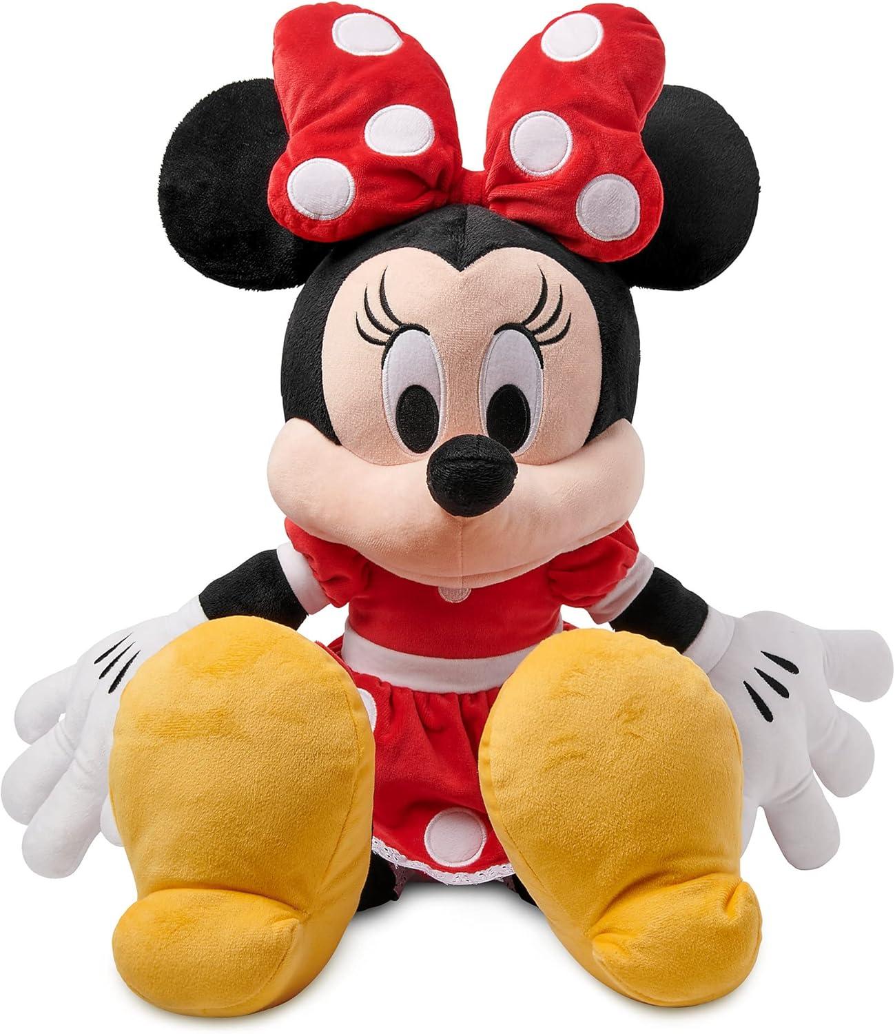 imageDISNEY STORE Official Stitch Plush from Lilo ampamp Stitch  Large 21 14 Inches Soft ampamp Cuddly Toy Iconic Blue Alien for Kids ampamp Fans Suitable for All Ages Premium QualityMinnie  Red
