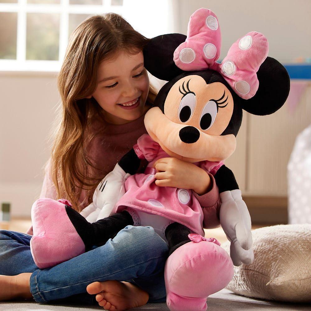 imageDISNEY STORE Official Stitch Plush from Lilo ampamp Stitch  Large 21 14 Inches Soft ampamp Cuddly Toy Iconic Blue Alien for Kids ampamp Fans Suitable for All Ages Premium QualityMinnie  Pink