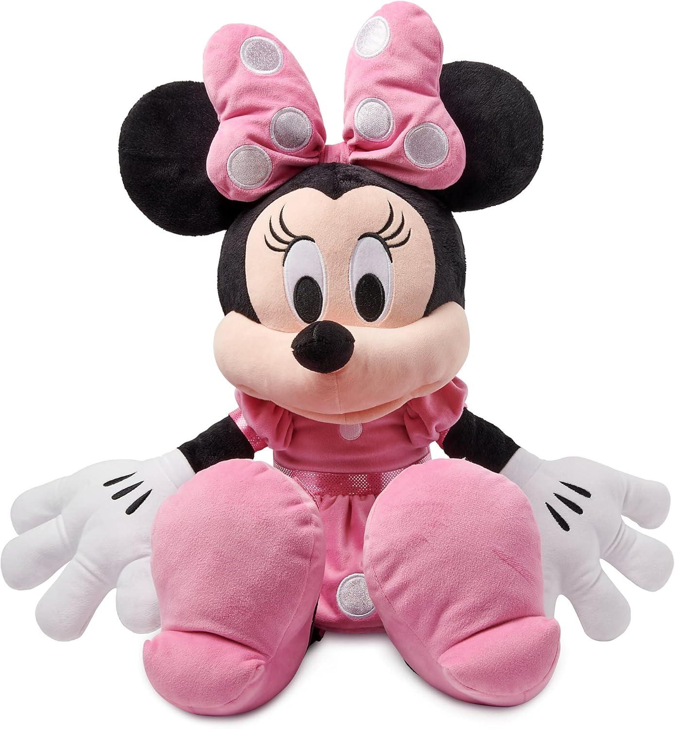 imageDISNEY STORE Official Stitch Plush from Lilo ampamp Stitch  Large 21 14 Inches Soft ampamp Cuddly Toy Iconic Blue Alien for Kids ampamp Fans Suitable for All Ages Premium QualityMinnie  Pink