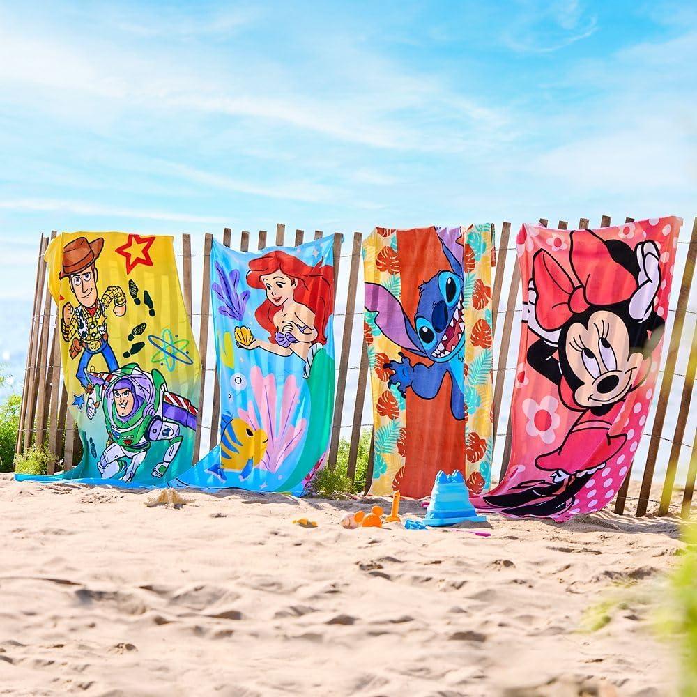 imageDISNEY STORE Official Toy Story Kids Bath Towel Soft ampamp Absorbent Beach Towels 100 Cotton Pool Towel 29 by 59 Inches Highly Absorbent Bath Towels for BathroomToy Story