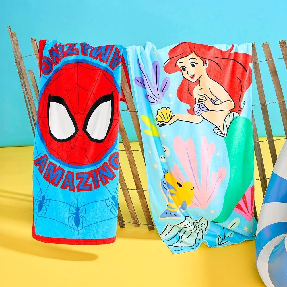 imageDISNEY STORE Official Toy Story Kids Bath Towel Soft ampamp Absorbent Beach Towels 100 Cotton Pool Towel 29 by 59 Inches Highly Absorbent Bath Towels for BathroomSpiderman