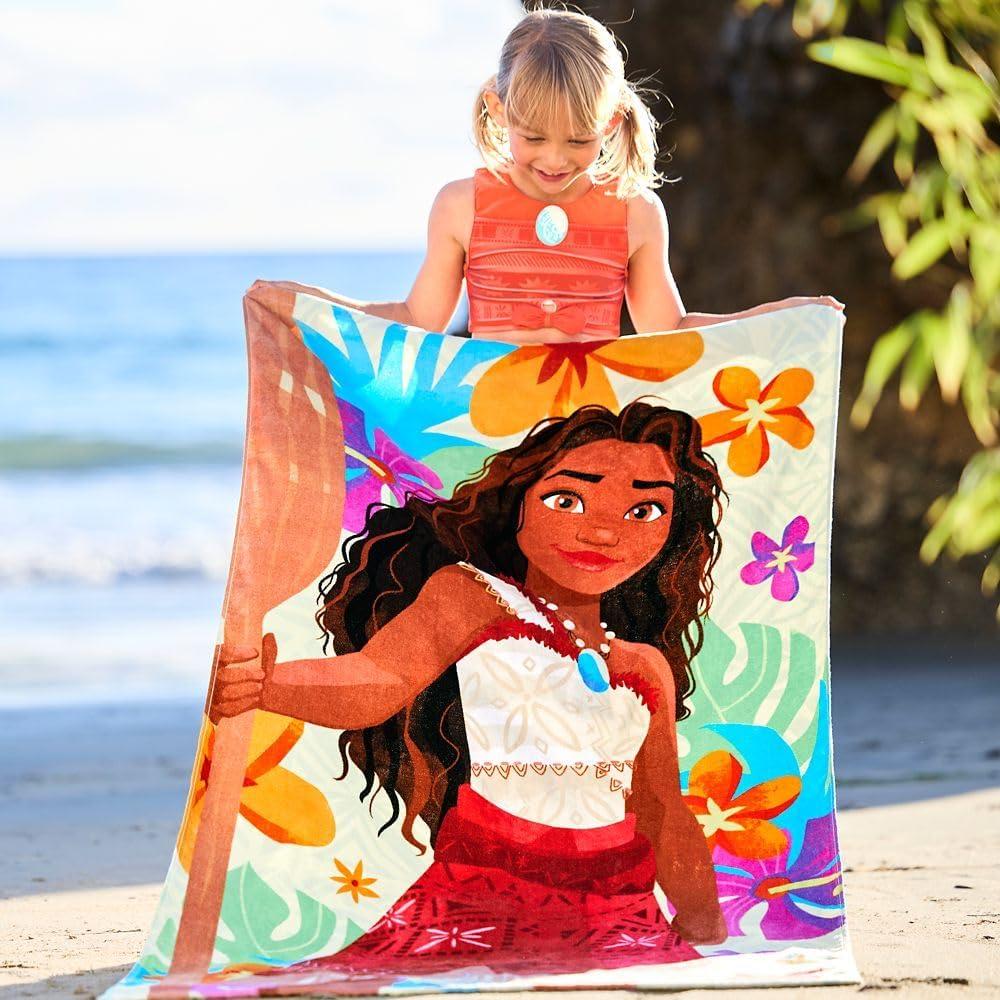 imageDISNEY STORE Official Toy Story Kids Bath Towel Soft ampamp Absorbent Beach Towels 100 Cotton Pool Towel 29 by 59 Inches Highly Absorbent Bath Towels for BathroomMoana