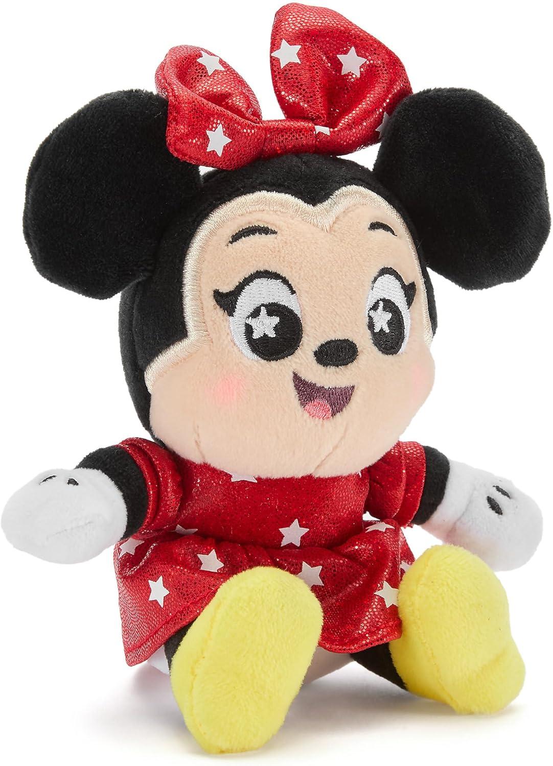 imageDISNEY STORE Official Villains Wishables Shimmer Series  Disney Blind Box Plush  5 Inch Mystery Toys with Detailed Micro Plush Sculpting Embroidered Stars and Shimmering OutfitsMickey  Friends