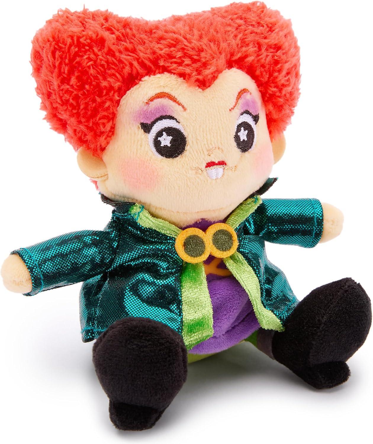 imageDISNEY STORE Official Villains Wishables Shimmer Series  Disney Blind Box Plush  5 Inch Mystery Toys with Detailed Micro Plush Sculpting Embroidered Stars and Shimmering OutfitsHocus Pocus