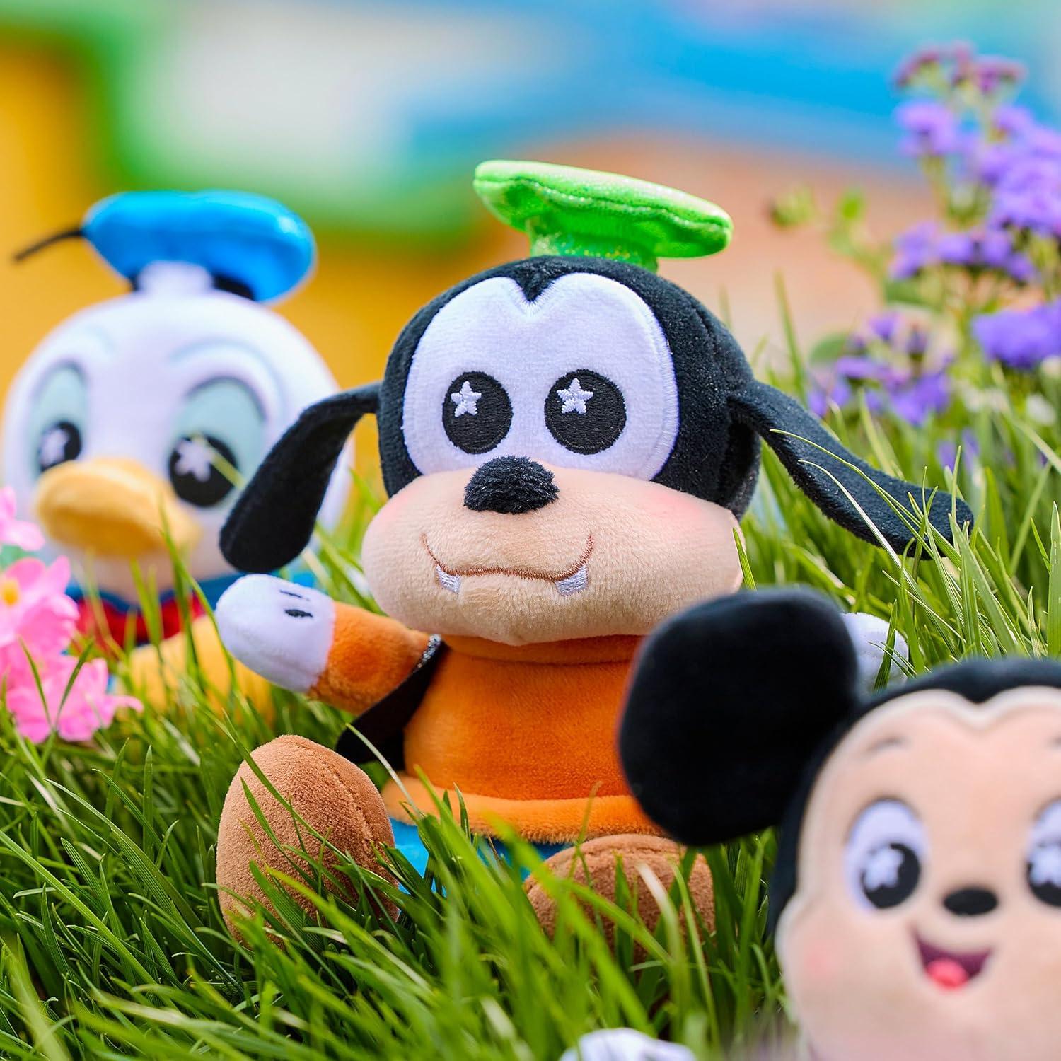 imageDISNEY STORE Official Villains Wishables Shimmer Series  Disney Blind Box Plush  5 Inch Mystery Toys with Detailed Micro Plush Sculpting Embroidered Stars and Shimmering OutfitsMickey  Friends