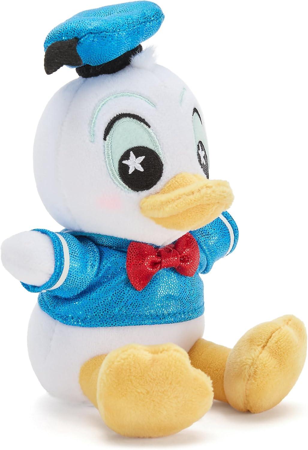 imageDISNEY STORE Official Villains Wishables Shimmer Series  Disney Blind Box Plush  5 Inch Mystery Toys with Detailed Micro Plush Sculpting Embroidered Stars and Shimmering OutfitsMickey  Friends