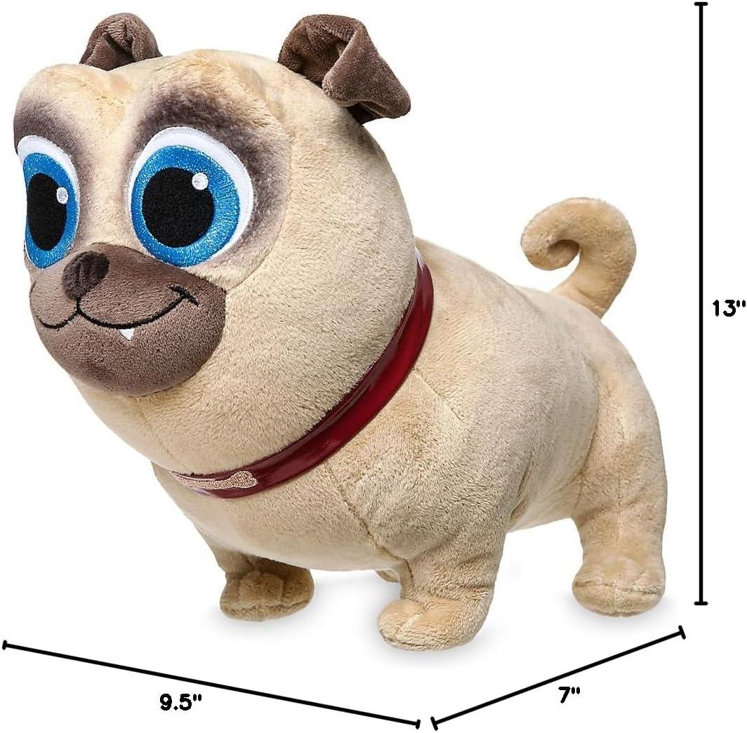 imageDISNEY STORE Puppy Dog Pals Plush Toy  Soft and Cuddly Puppy Stuffed Animal Plush Toys Collectible Character Stuffed Dogs for Kids  Bingo 8 InchesRolly