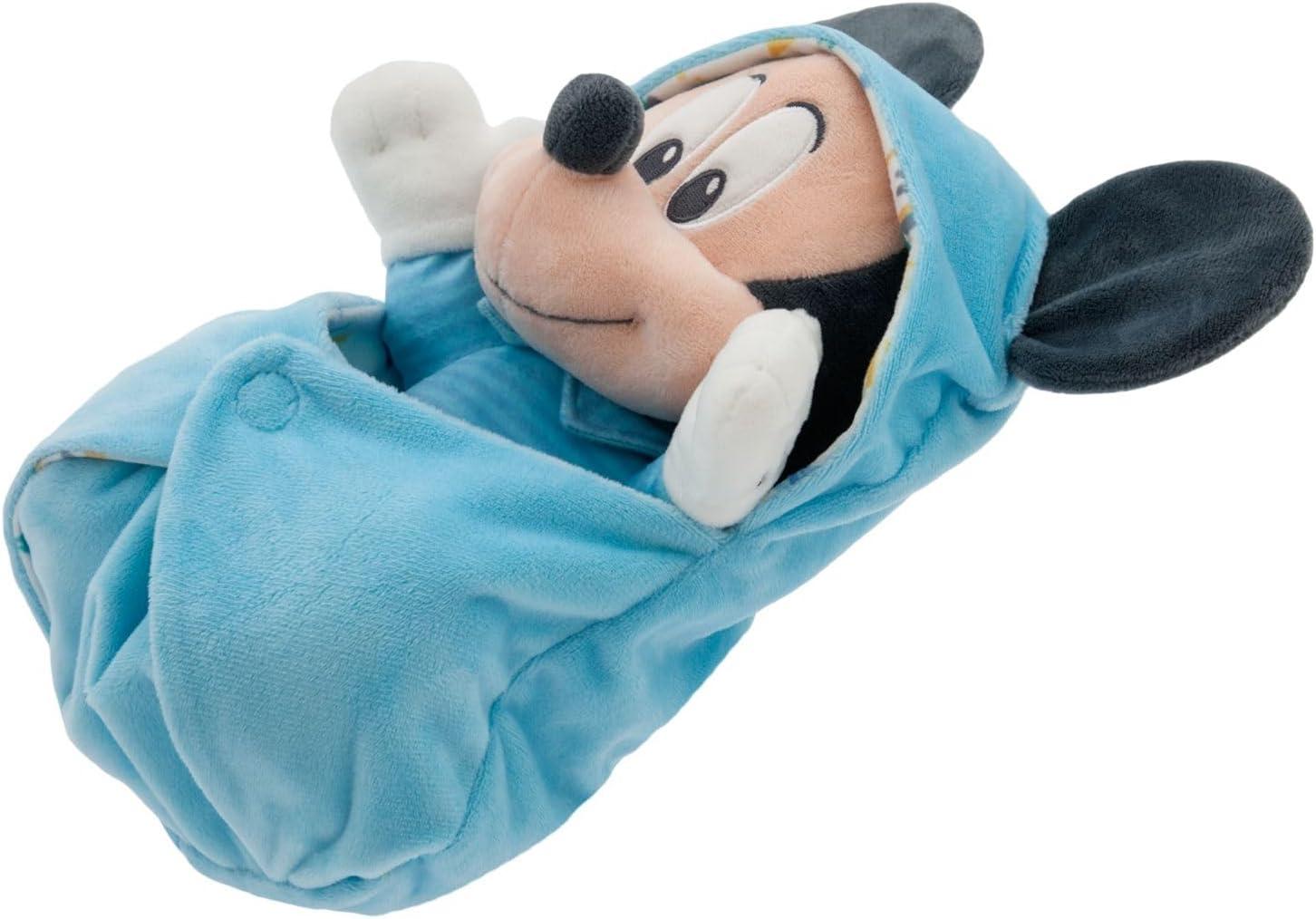 imageDISNEY STORE UnisexChildren Babies Collection Stitch Plush in Swaddle with Detailed Plush Features  Official Soft Toy  Stuffed Animals for BabiesMickey Mouse