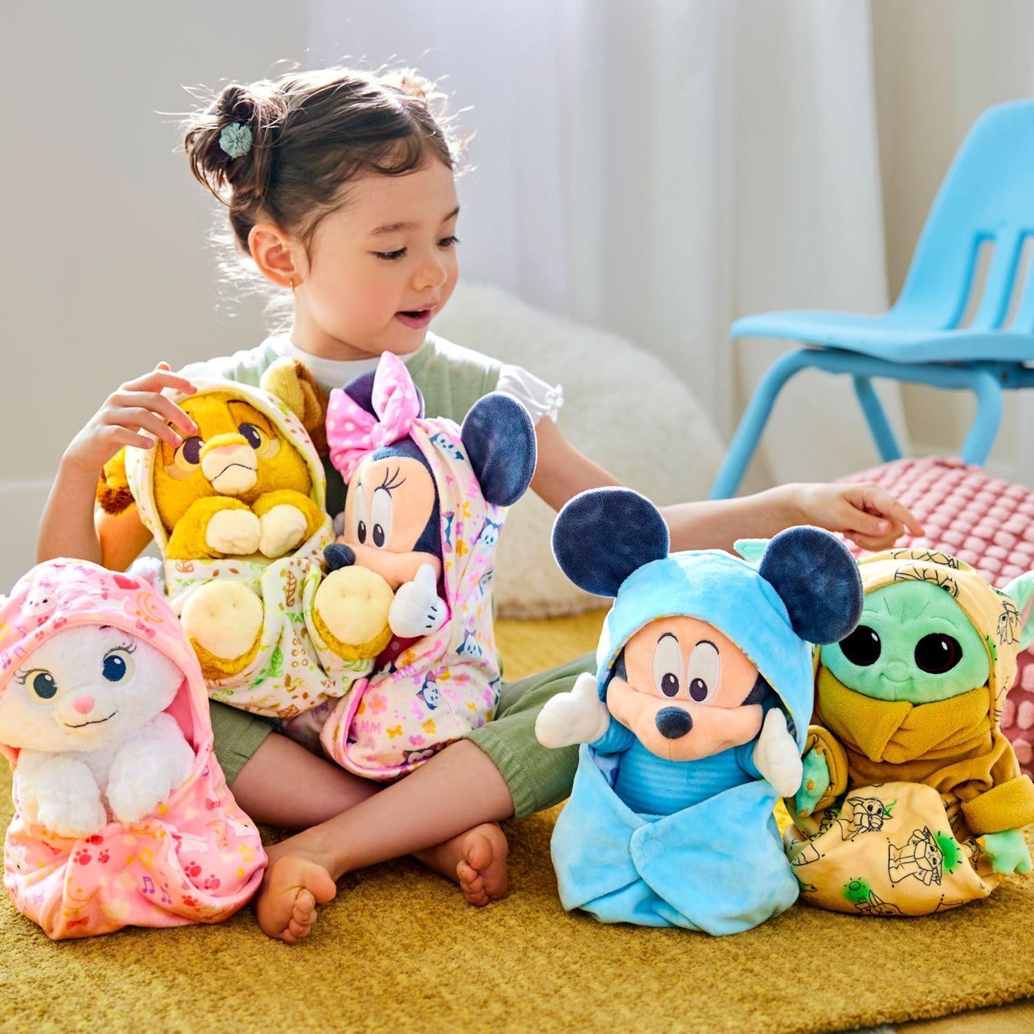 imageDISNEY STORE UnisexChildren Babies Collection Stitch Plush in Swaddle with Detailed Plush Features  Official Soft Toy  Stuffed Animals for BabiesMickey Mouse