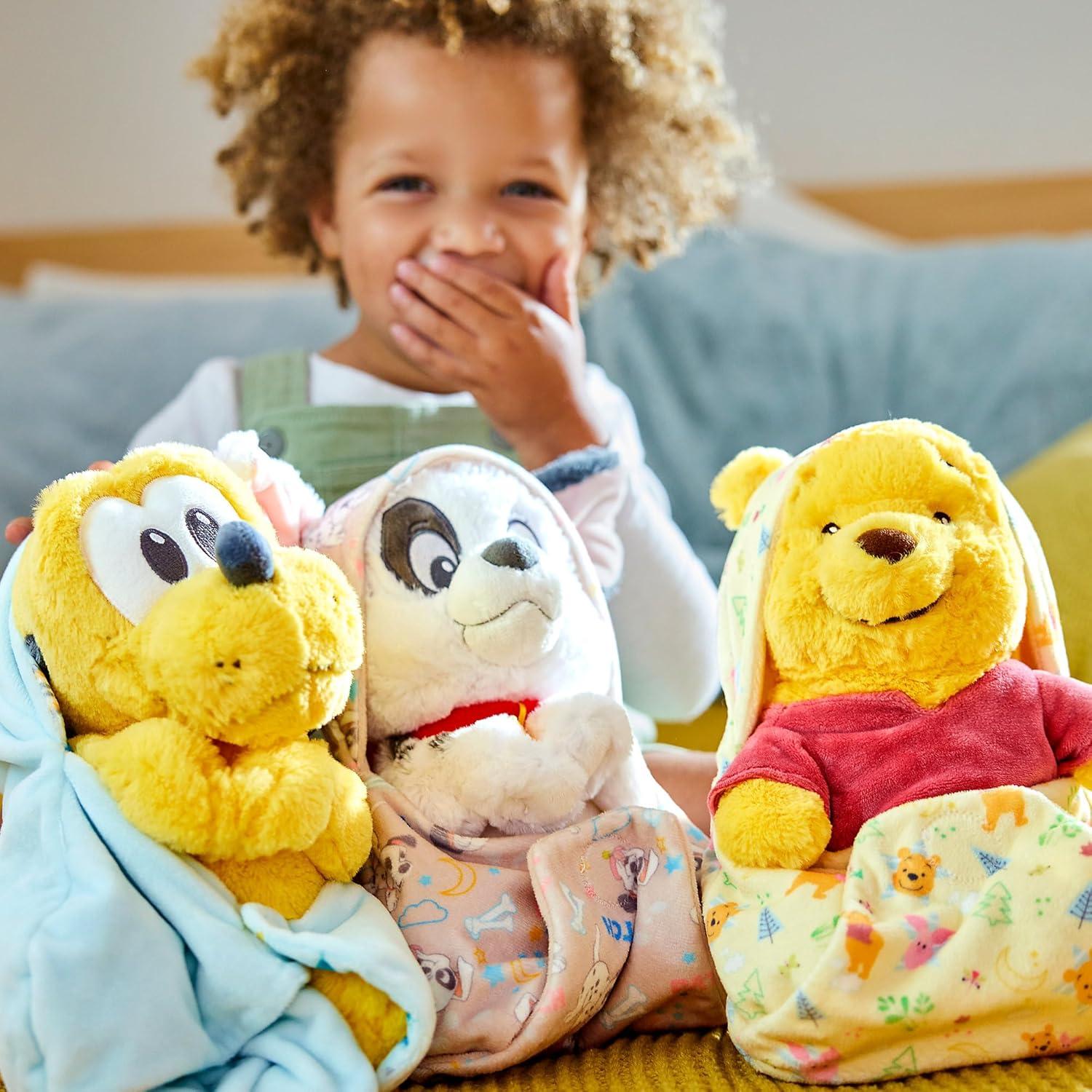 imageDISNEY STORE UnisexChildren Babies Collection Stitch Plush in Swaddle with Detailed Plush Features  Official Soft Toy  Stuffed Animals for BabiesPatch