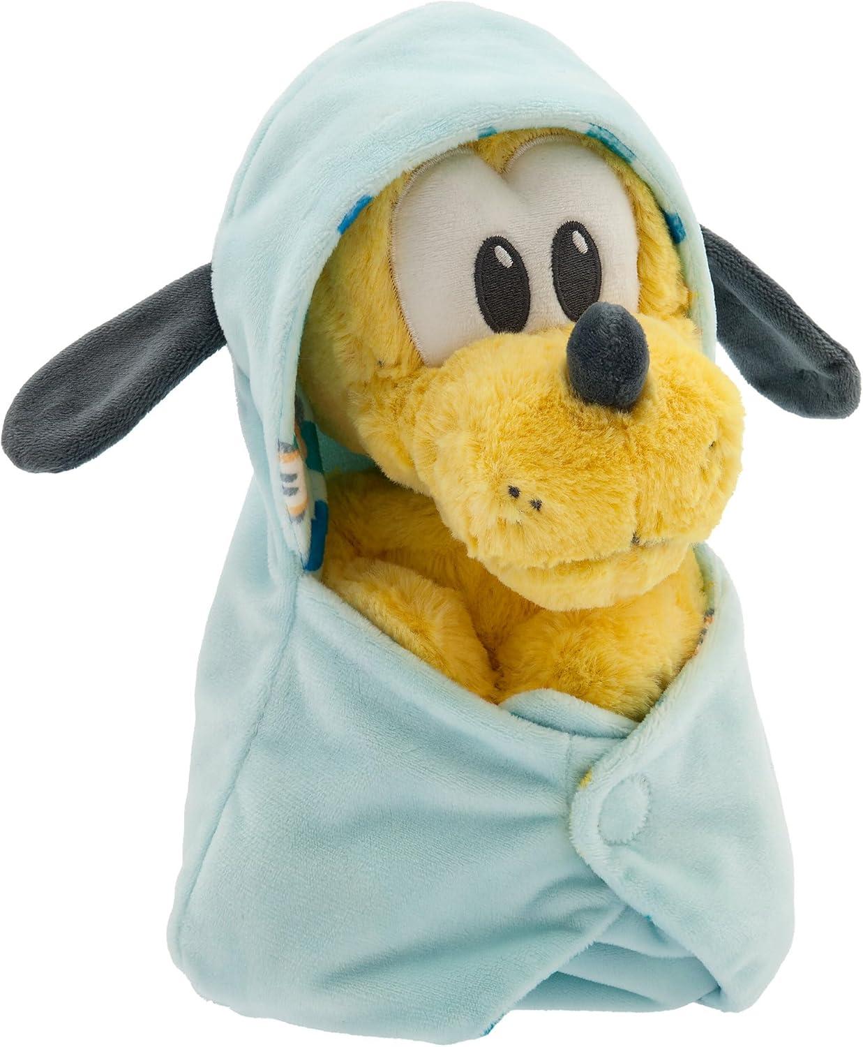imageDISNEY STORE UnisexChildren Babies Collection Stitch Plush in Swaddle with Detailed Plush Features  Official Soft Toy  Stuffed Animals for BabiesPluto