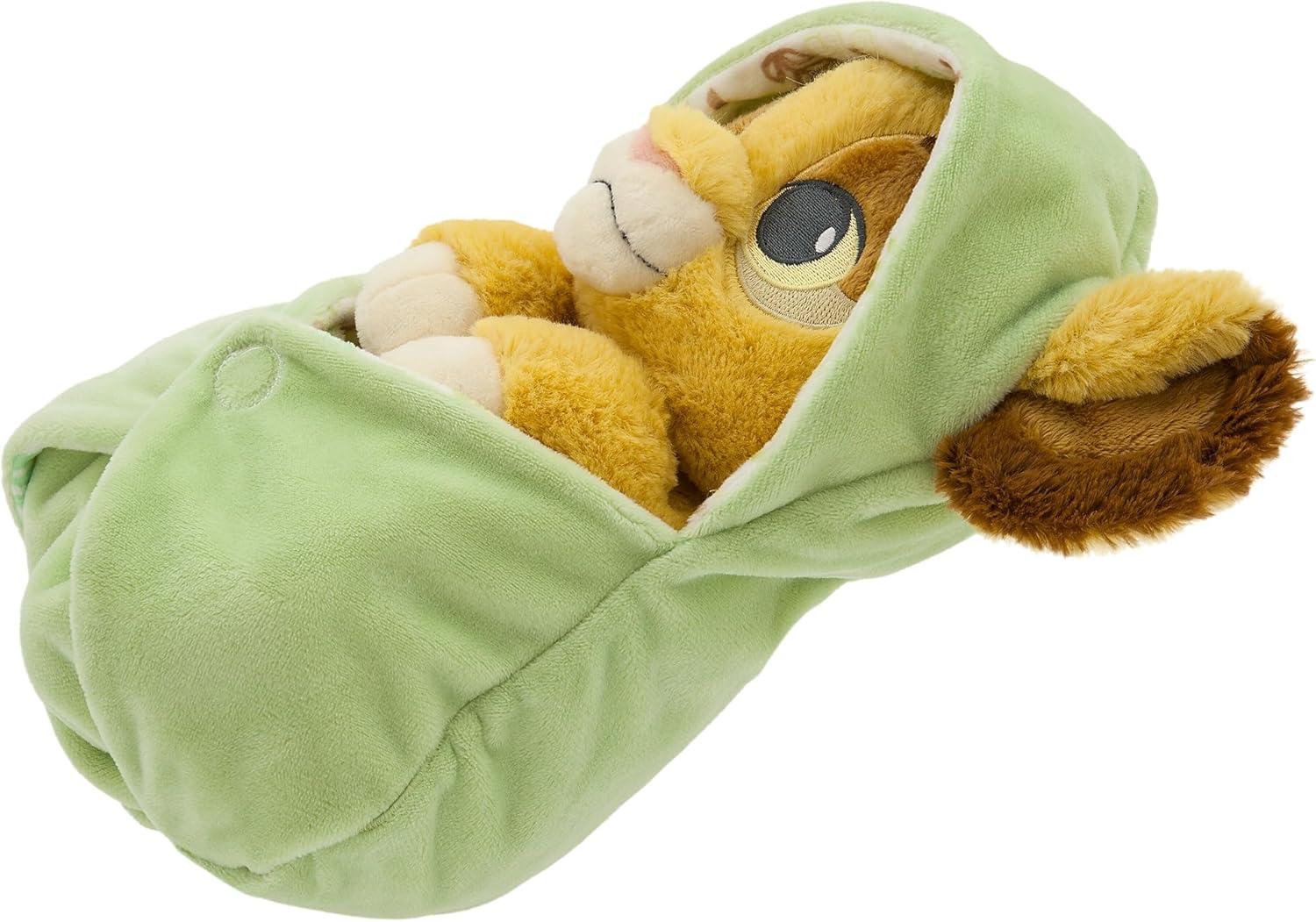 imageDISNEY STORE UnisexChildren Babies Collection Stitch Plush in Swaddle with Detailed Plush Features  Official Soft Toy  Stuffed Animals for BabiesSimba